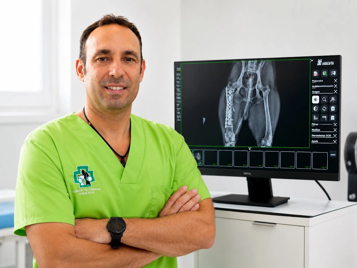 Francisco Reyes está especializado en traumatología veterinaria